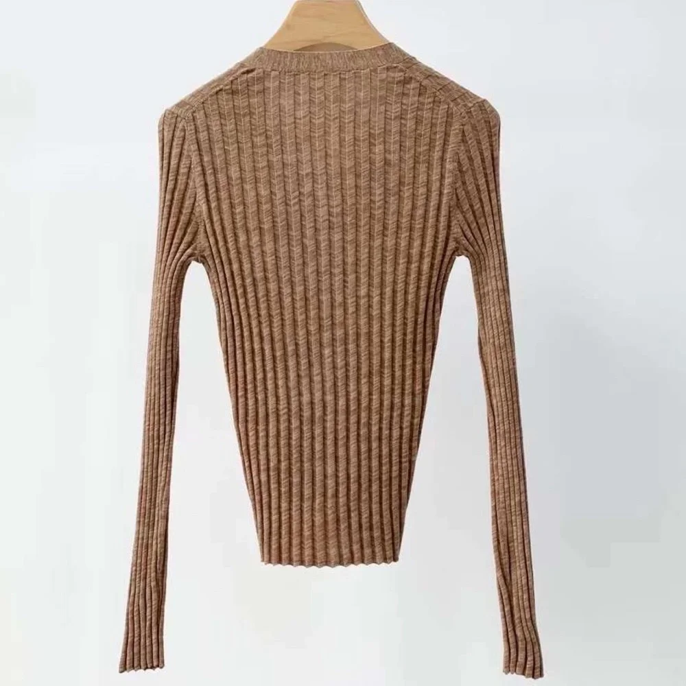 🍁ICICLE Cotton open knit light button up cardigan - Picture 10 of 15